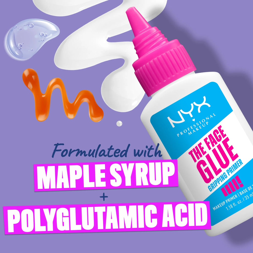 the Face Glue Primer with Polyglutamic Acid and Maple Syrup, 1.18 Fl Oz