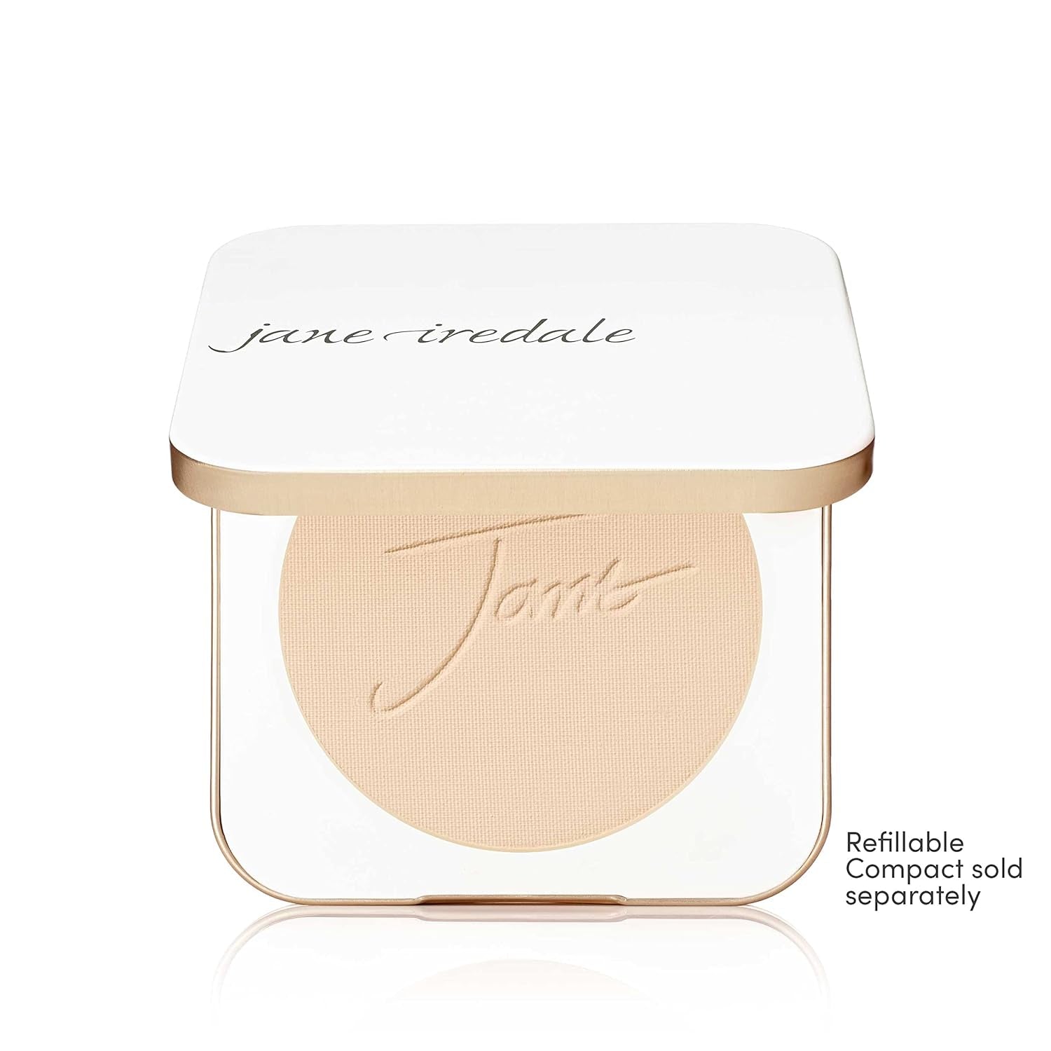 Jane Iredale Purepressed Base Mineral Foundation Refill or Refillable Compact Set| Semi Matte Pressed Powder with SPF | Talc Free, Vegan, Cruelty-Free