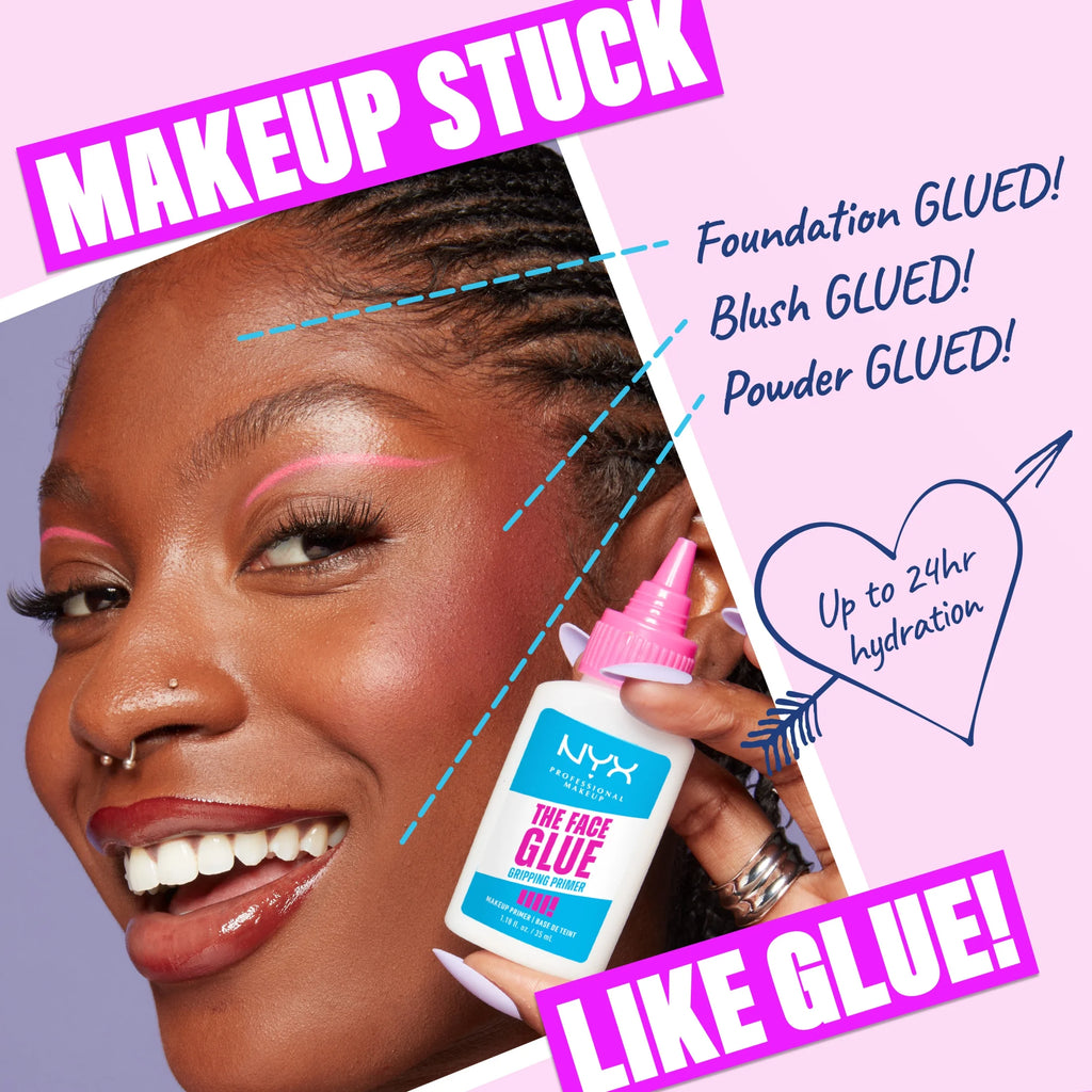 the Face Glue Primer with Polyglutamic Acid and Maple Syrup, 1.18 Fl Oz